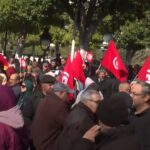 Tunisians Protest Government’s Media Crackdown, Chanting ‘Down with Dictatorship’